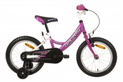 Dětská kola Galaxy Mira 16" girl růžovo-bílá