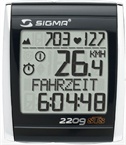 cyklocomputer SIGMA TOPLINE 2209+puls+výškoměr