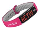 Sigma - fitness náramek ACTIVO, růžová/šedá